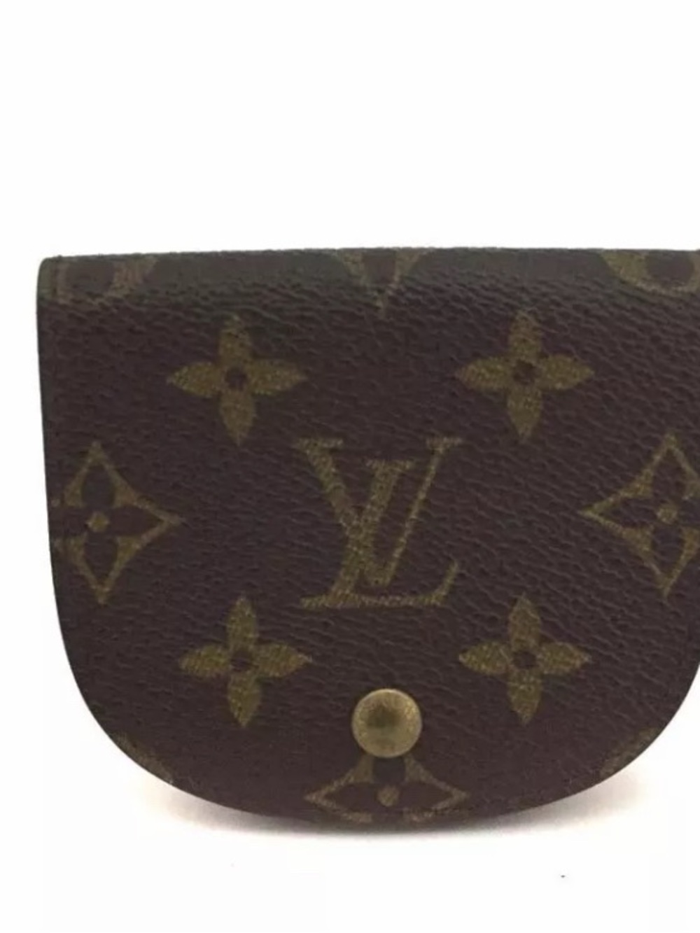 Louis Vuitton Monogram Snap Coin Case - Brown/Gold